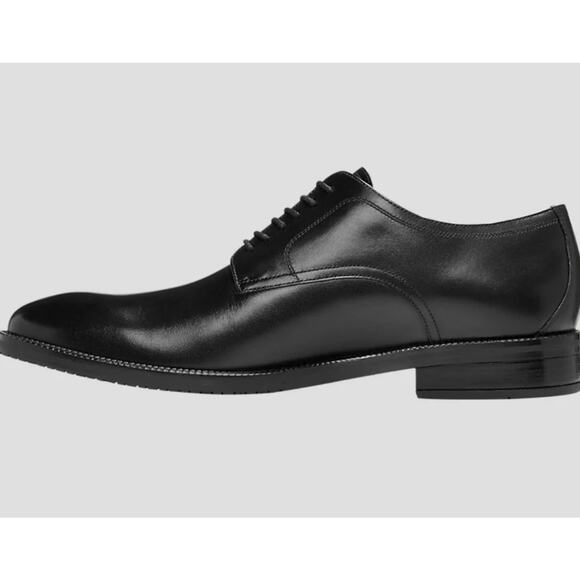 NEW COLE HAAN Men\'s Modern Essential Black Leather Plain Toe Oxfords SZ 12 main image 4